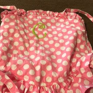Kelly’s Kids polka dot “C” swimsuit